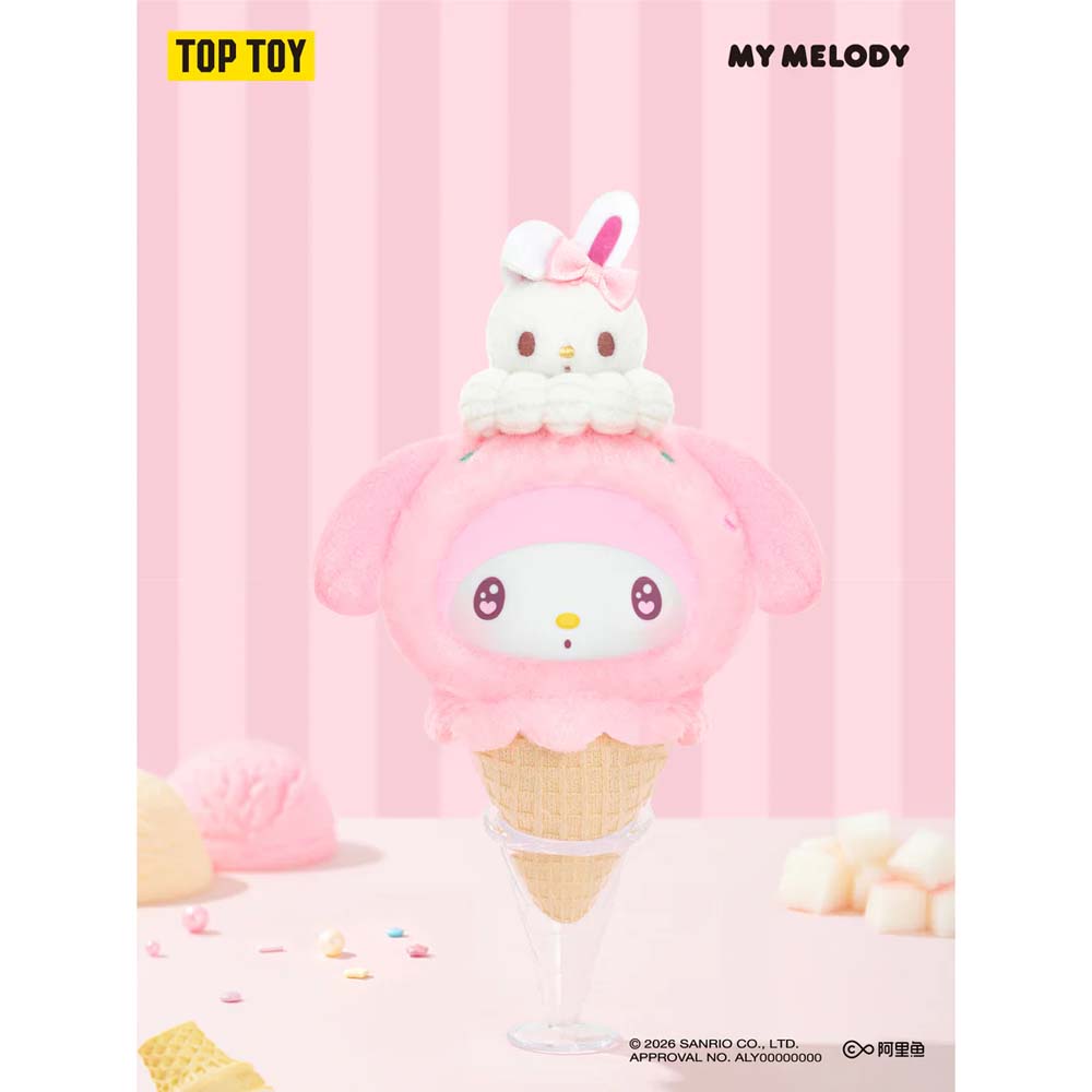 Sanrio - Little Ice Cream Cone Series Plush Blind Box (Single Box) - Screenshot 2