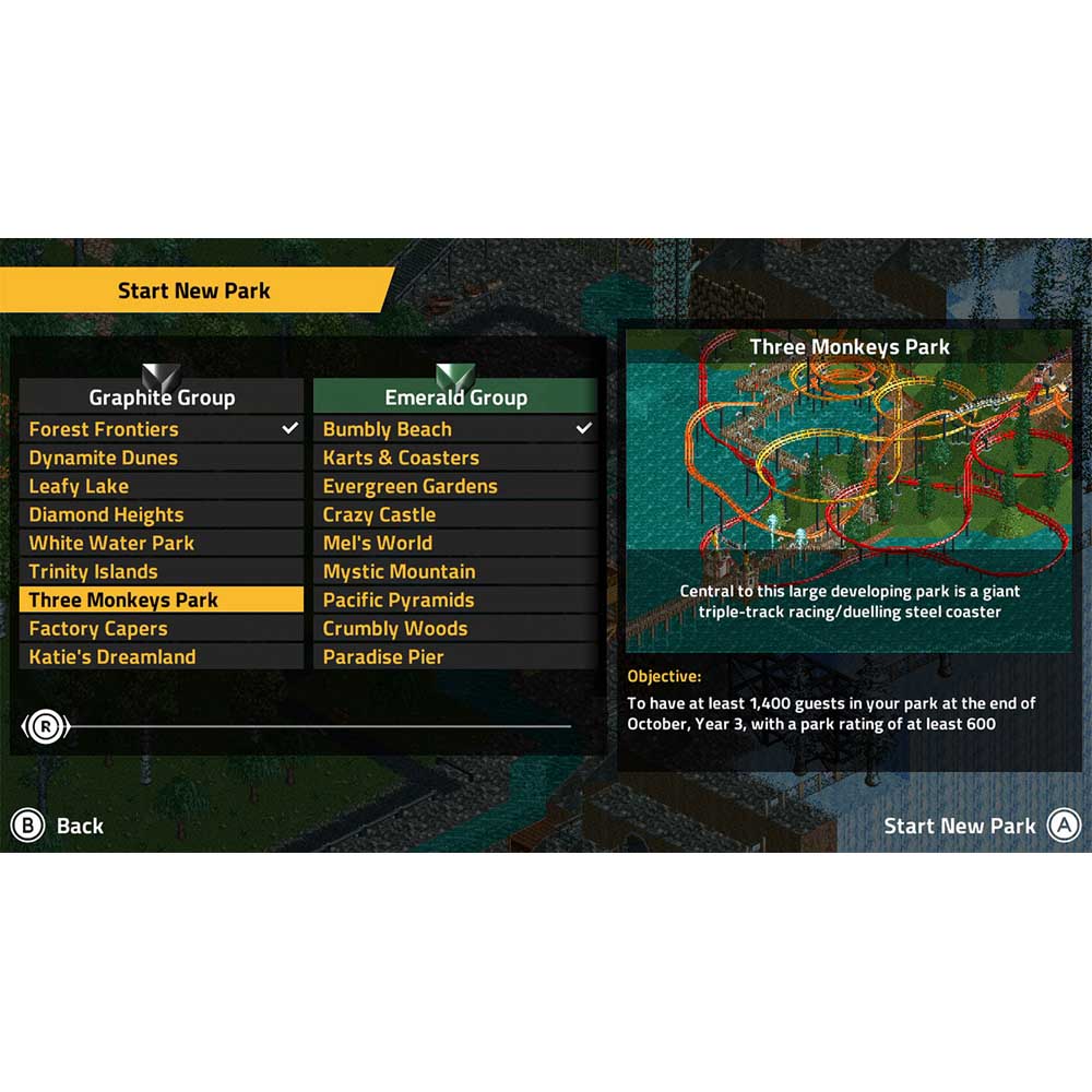 RollerCoaster Tycoon Classic - Screenshot 1