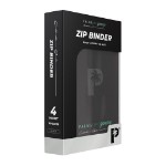 Palms Off Gaming - Collector's Series 4 Pocket Zip Trading Card Binder - Black - Screenshot 1