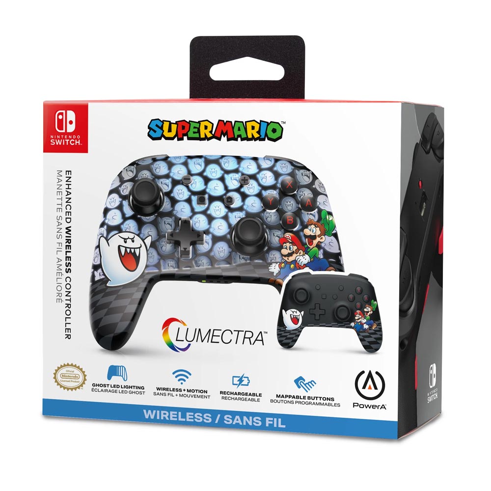 PowerA - Enhanced Wireless Controller for Nintendo Switch with Lumectra - Mario Peek-A-Boo - Screenshot 10