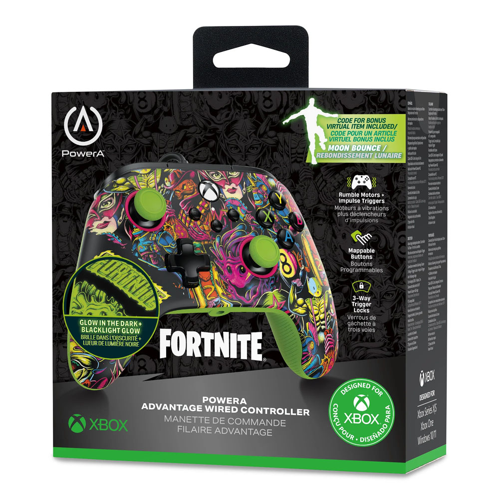 PowerA - Advantage Wired Controller for XBOX Series X|S - Fortnite Glow - Screenshot 6