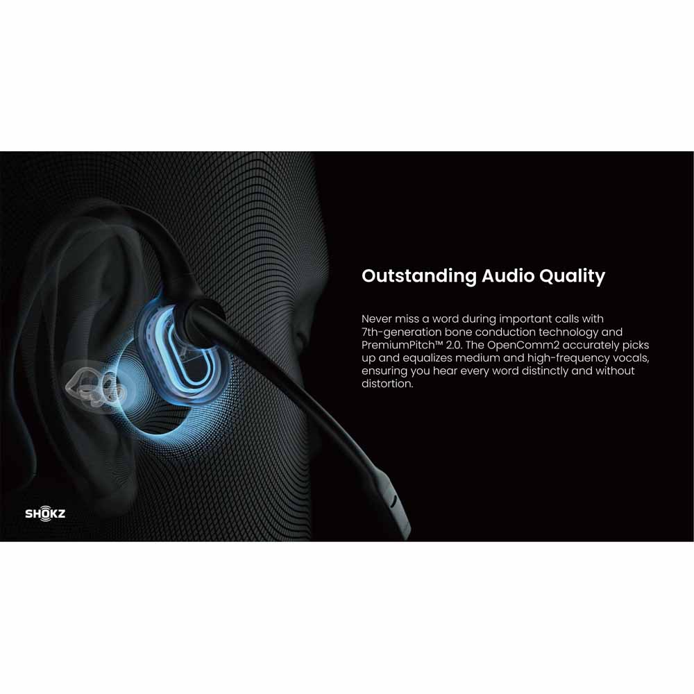 山*羊様 【美品】shokz opencomm2 2025 upgrade SHOKZ OpenComm2 - 2025 Upgrade - Headset | open ear | without
