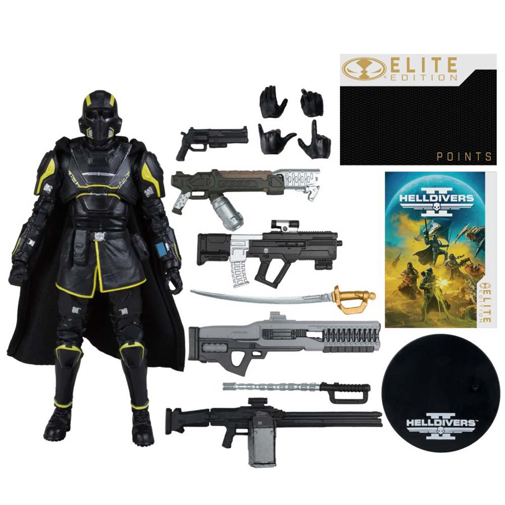 Helldivers 2 - B-01 Tactical Elite Edition 7" Action Figure - Screenshot 1