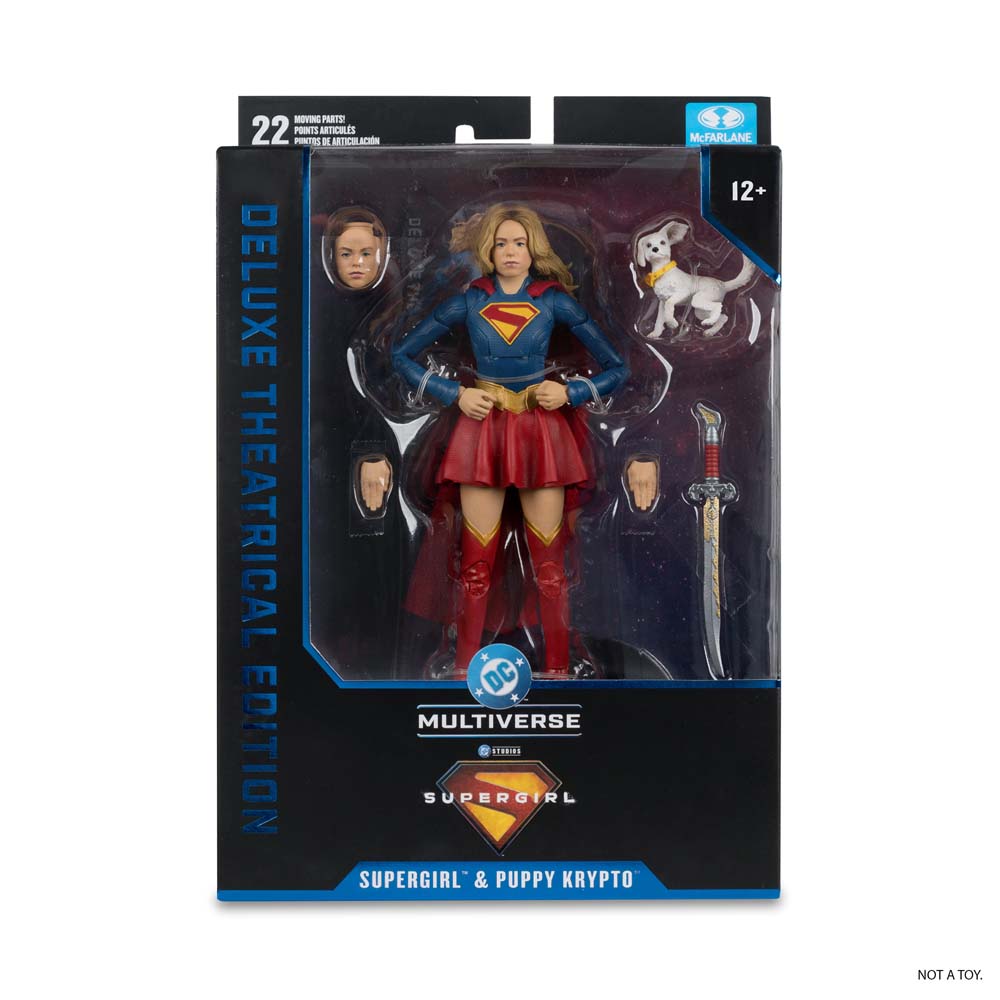 DC Comics - Supergirl (2026) - Supergirl and Puppy Krypto Deluxe 7" Action Figure - Screenshot 2