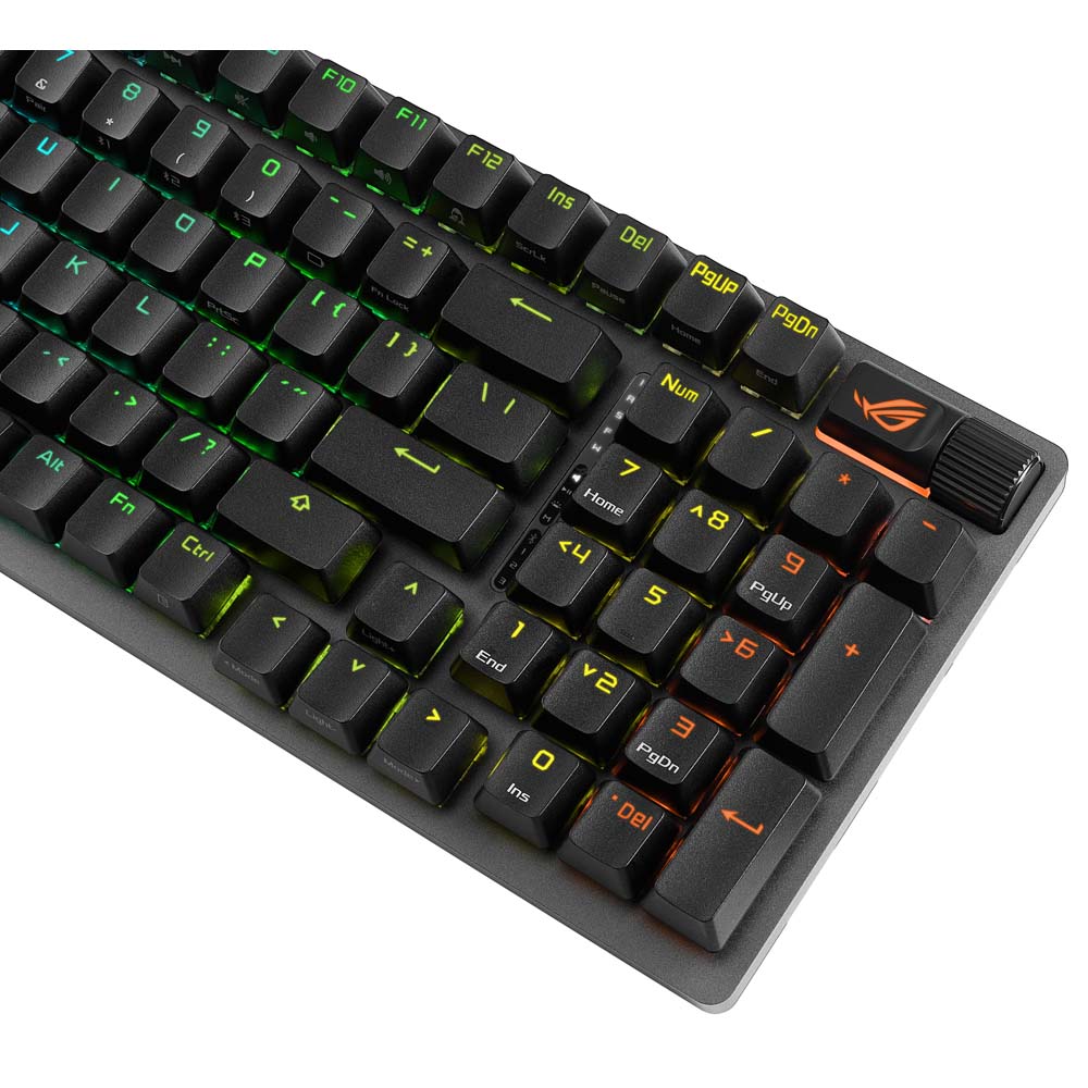 ASUS ROG - Strix Scope II 96 Wireless Keyboard (NX Snow Switch) - Black - Screenshot 1