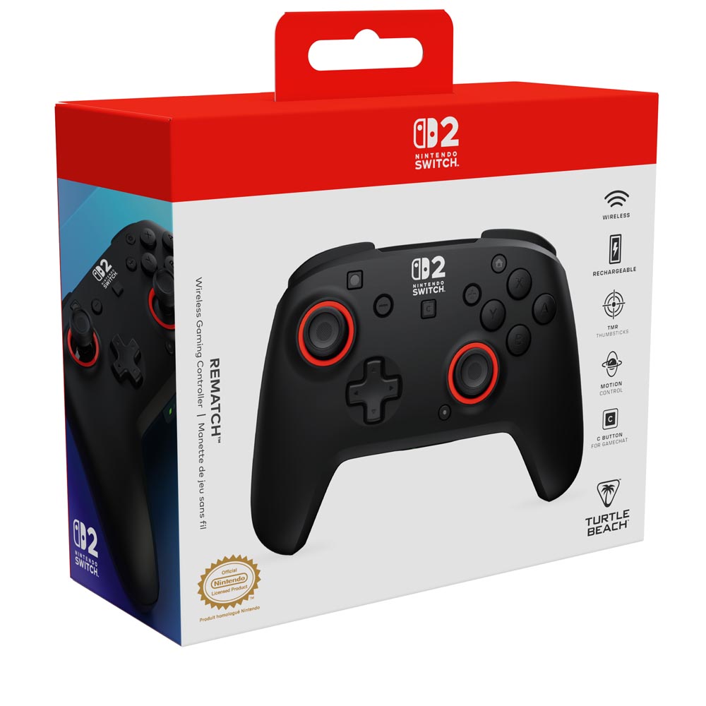 Turtle Beach - Rematch Wireless Gaming Controller – Black for Nintendo Switch 2 - Screenshot 3