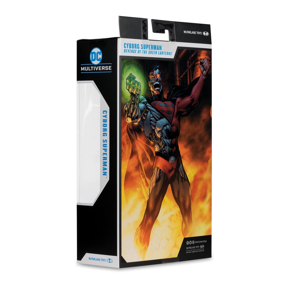 DC Comics - Cyborg Superman (Revenge of the Green Lanterns) 7" Gold Label Action Figure - Screenshot 2