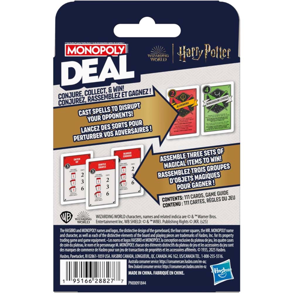 Monopoly Deal - Harry Potter Edition Card Game - Screenshot 4