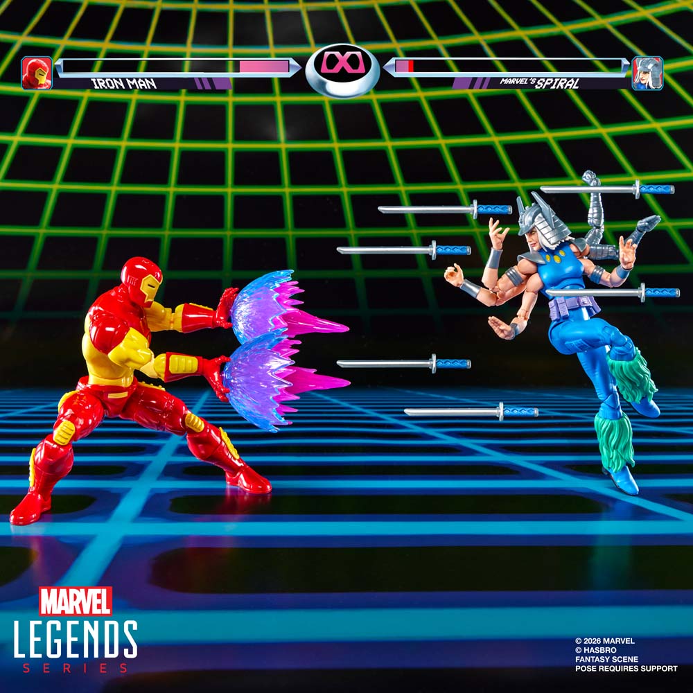 Marvel - Iron-Man vs. Marvel’s Spiral Marvel Legends Action Figure Set - Screenshot 5
