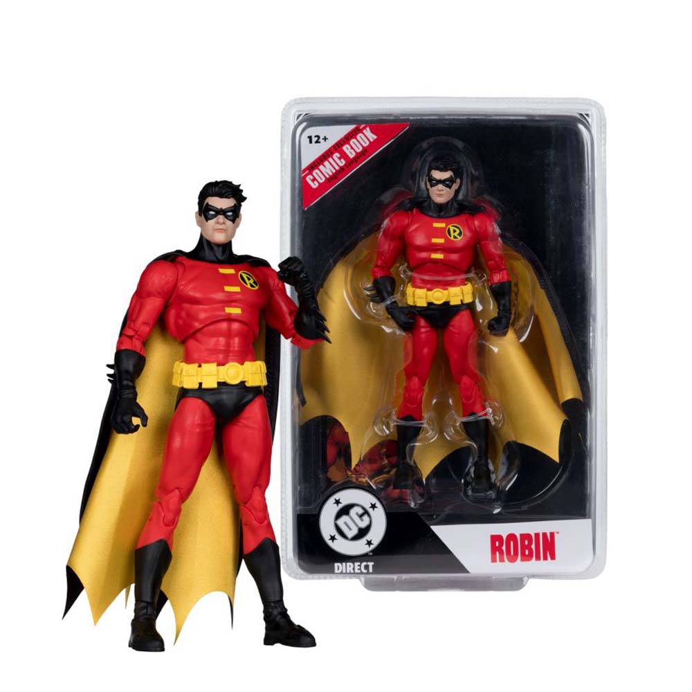 DC Comics - Teen Titans - Robin (Teen Titans #41) Page Punchers 7" Action Figure with Comic Book - Screenshot 1