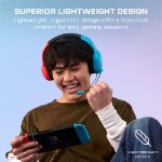 Turtle Beach - Airlite Fit Wired Gaming Headset - Neon Blue & Red - Screenshot 7