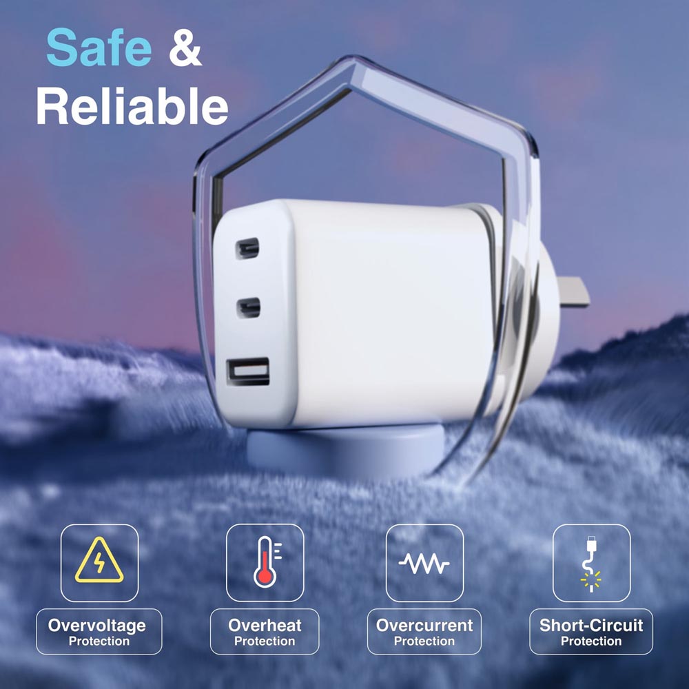 Laser 65W GaN Wall Charger with 4 Adaptors - Screenshot 8