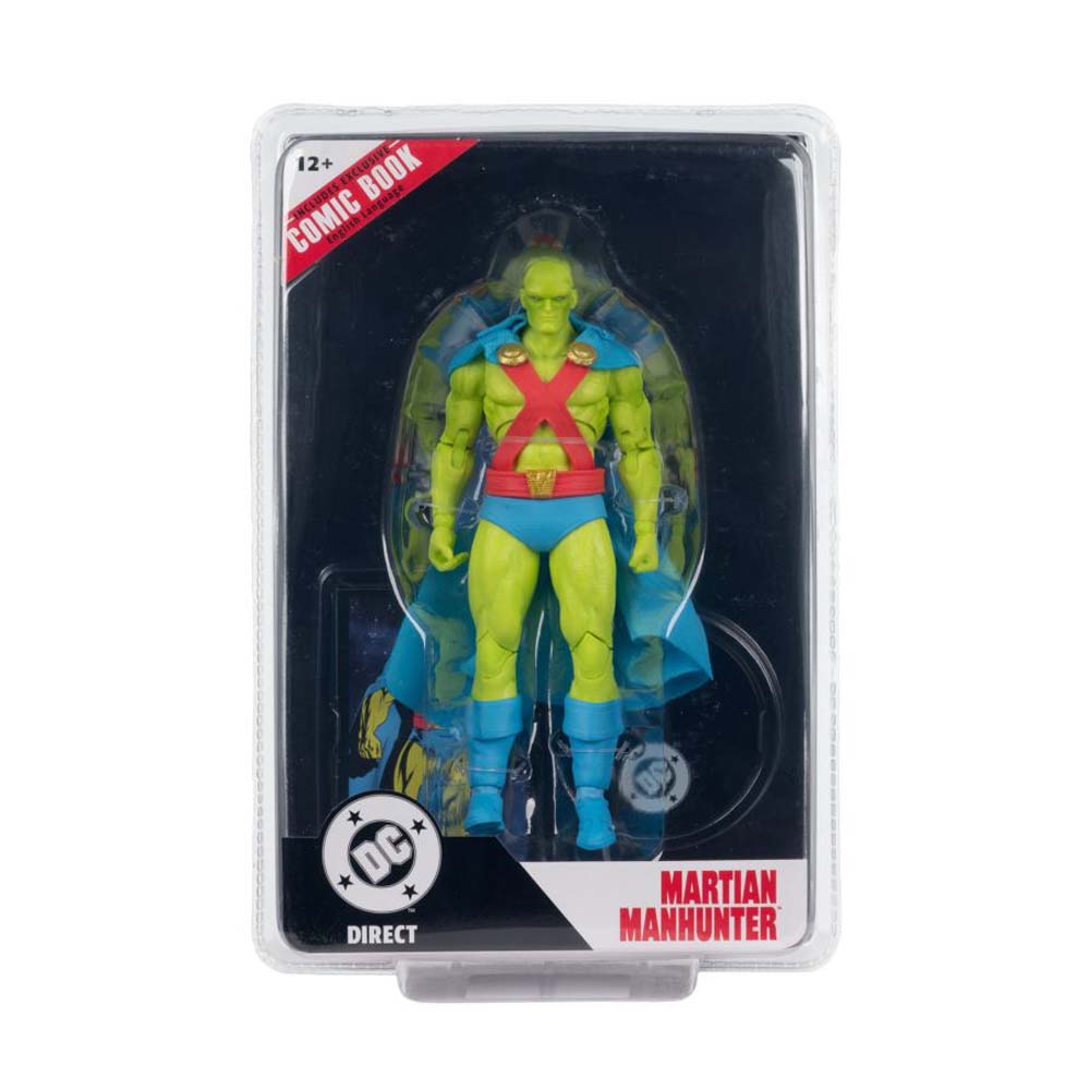 DC Comics - Justice League - Martian Manhunter (Justice League #71) Page Punchers 7" Action Figure with Comic Book - Screenshot 2