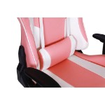 Playmax - Elite Gaming Chair - Pink and White - Screenshot 5