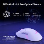 ASUS ROG - Keris II Origin eSports Ergo Wireless Gaming Mouse - White - Screenshot 3