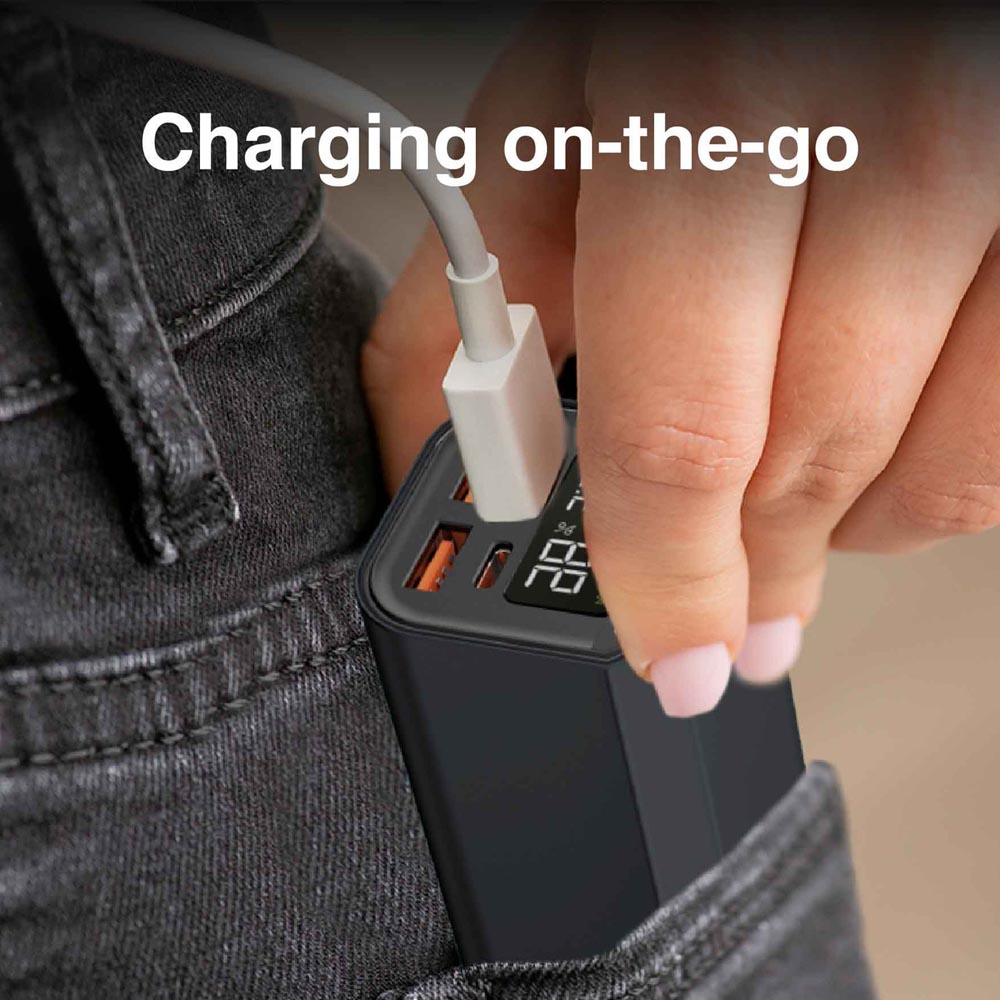 Laser 20,000mAh 100W PD Laptop Power Bank - Black - Screenshot 3
