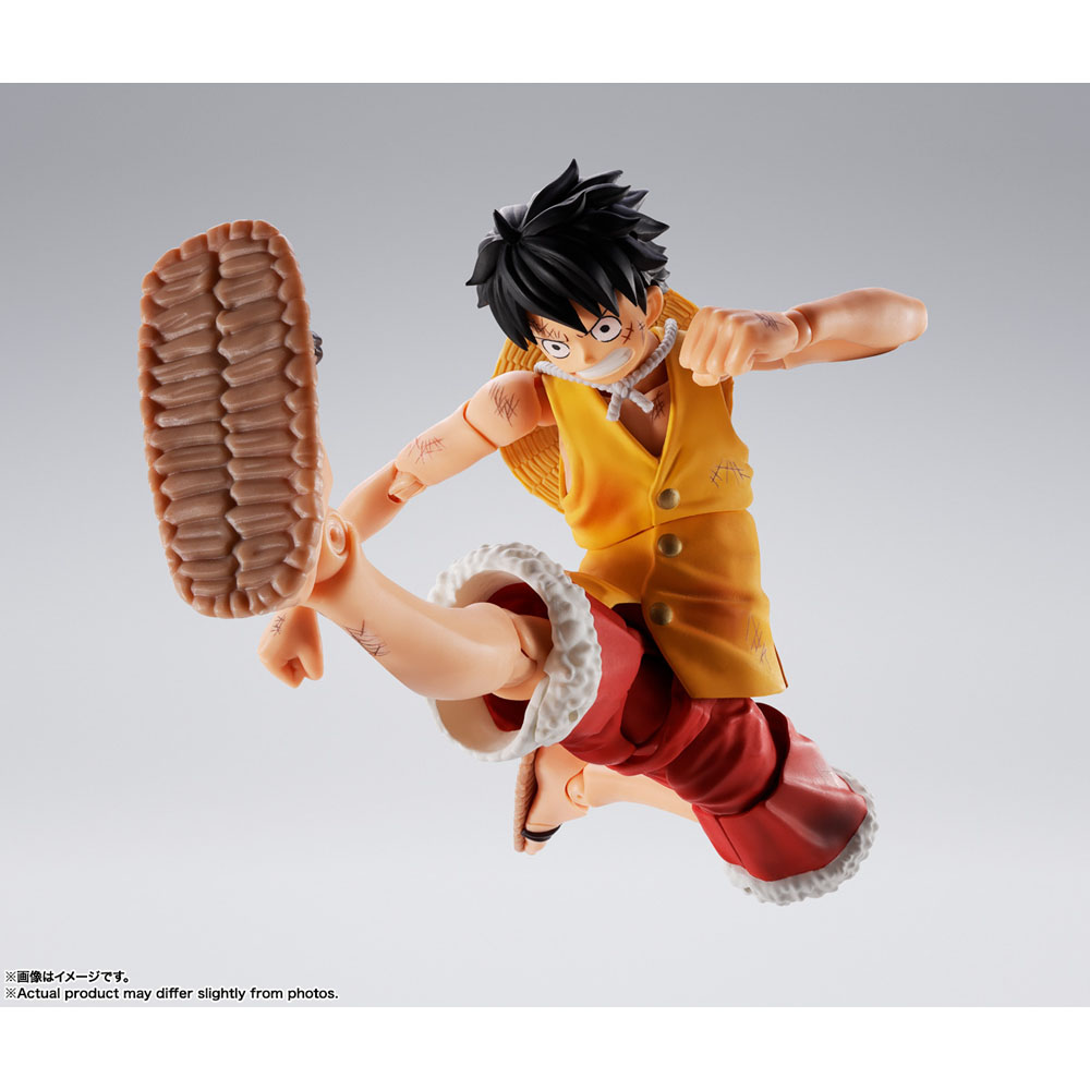 One Piece - Monkey D. Luffy (Summit War of Marineford) S.H.Figuarts Action Figure - Screenshot 1