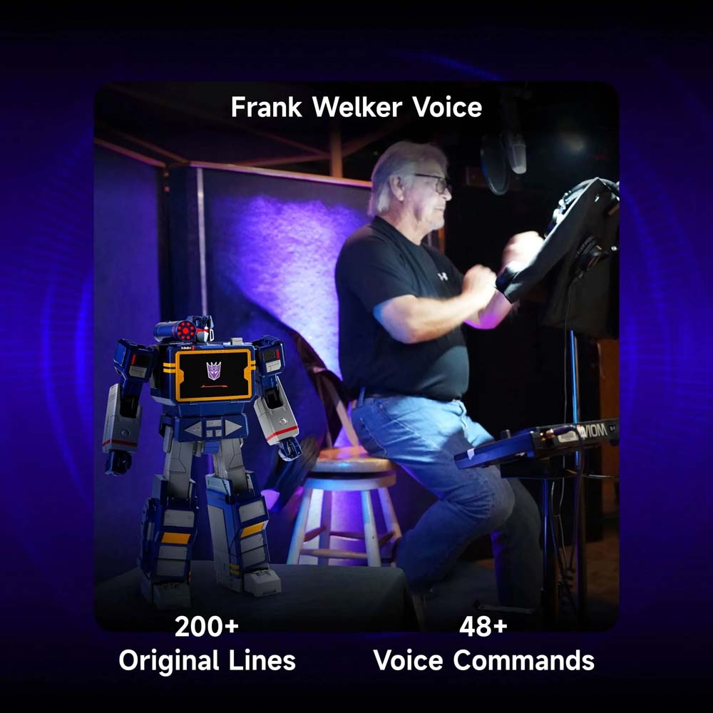 Transformers - Robosen Flagship Soundwave G1 Auto-Converting Figure - Screenshot 1
