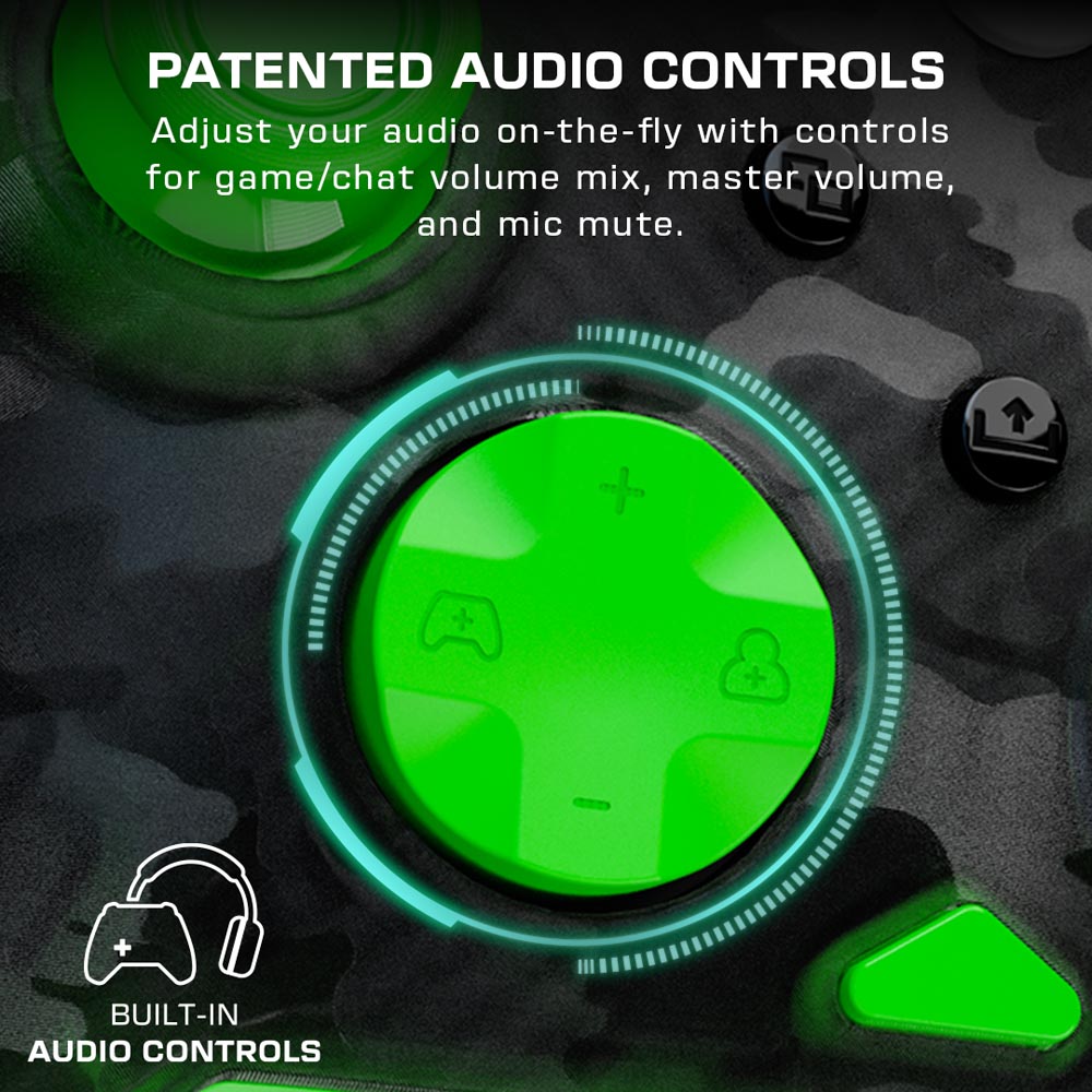 Turtle Beach - Rematch Core Wired Controller for Xbox – Ghost Black Camo/Green - Screenshot 1