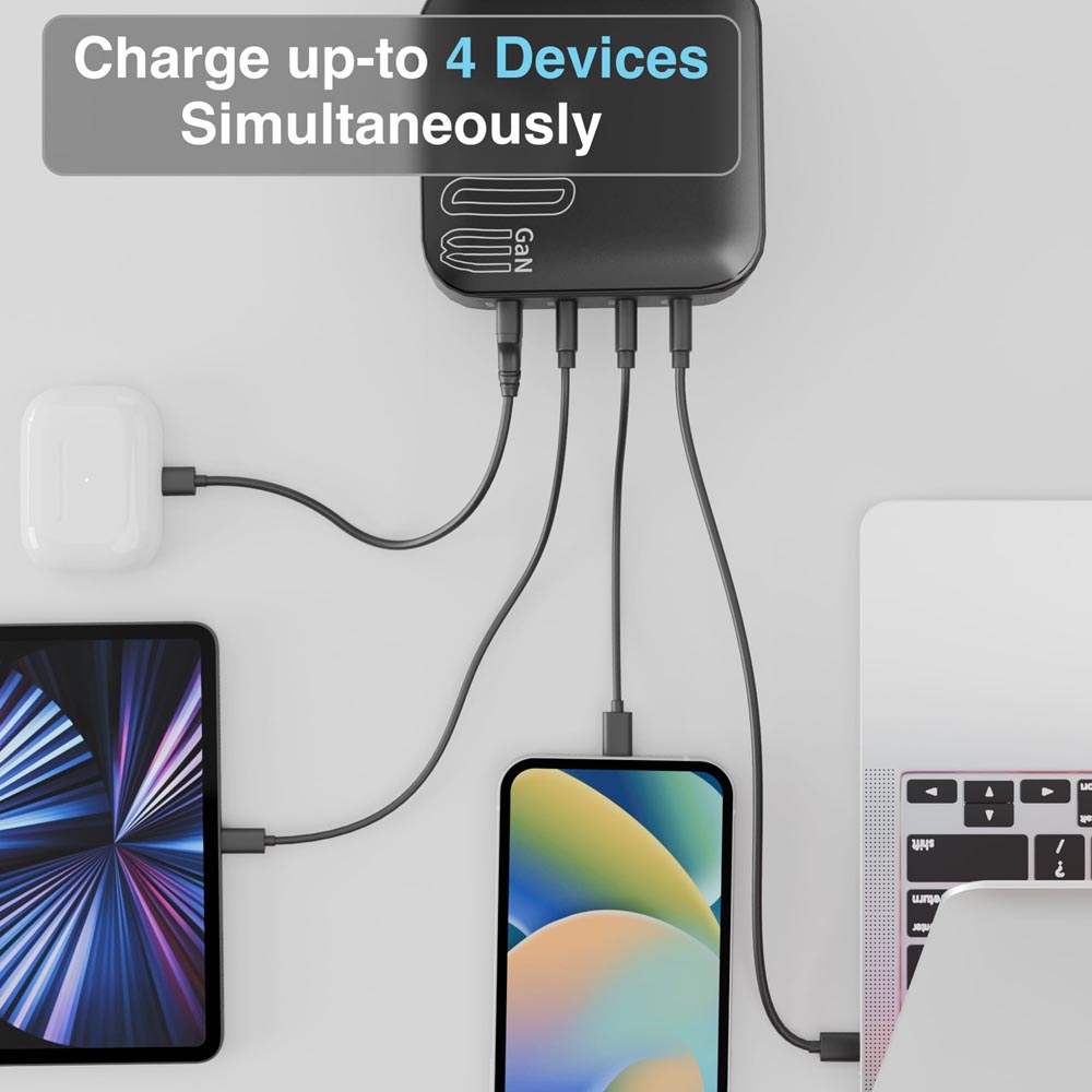 Laser PD3.0 200W GaN Wall Charger - Black - Screenshot 1
