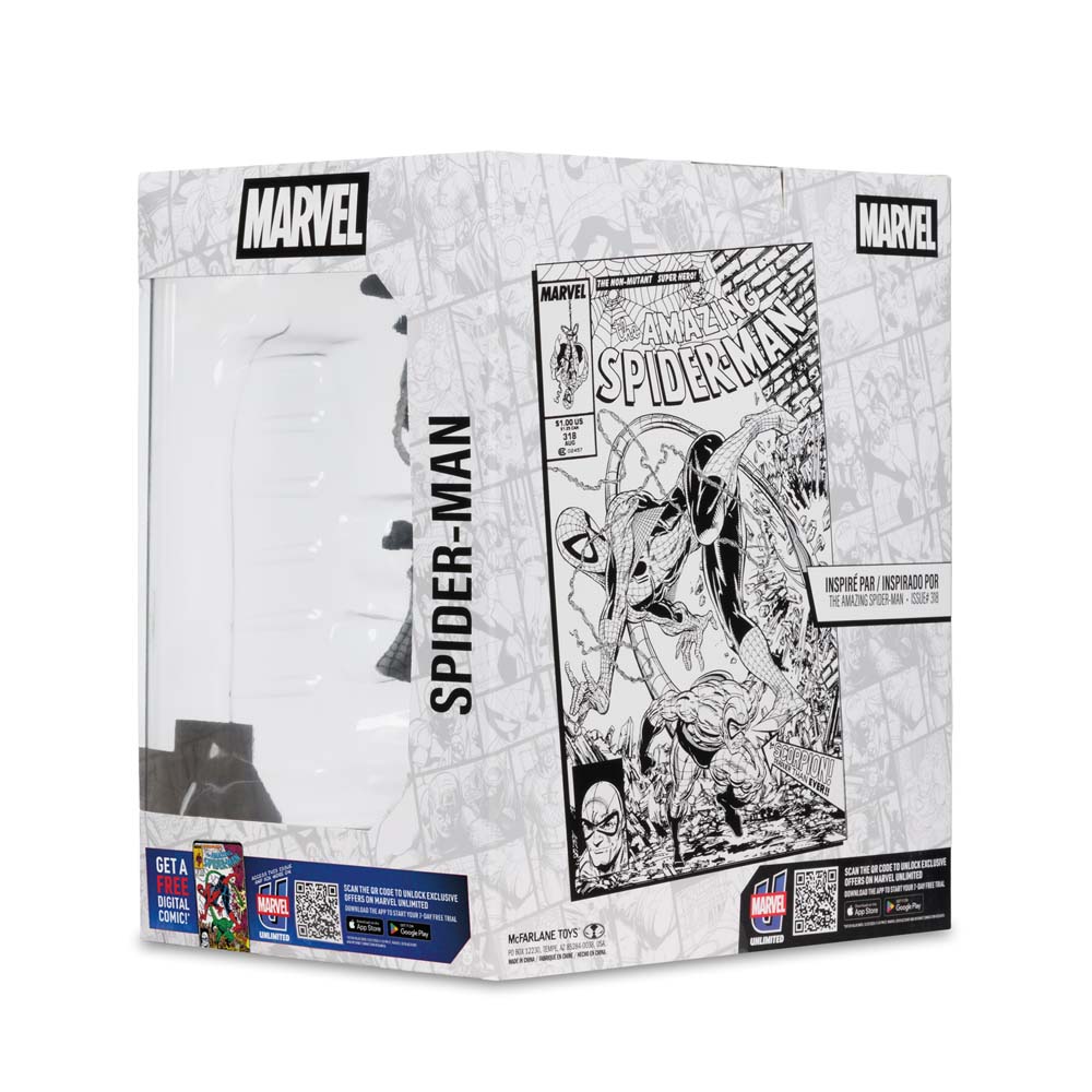 Marvel - The Amazing Spider-Man - Spider-Man (Issue #318) Line Art Figure - Screenshot 4