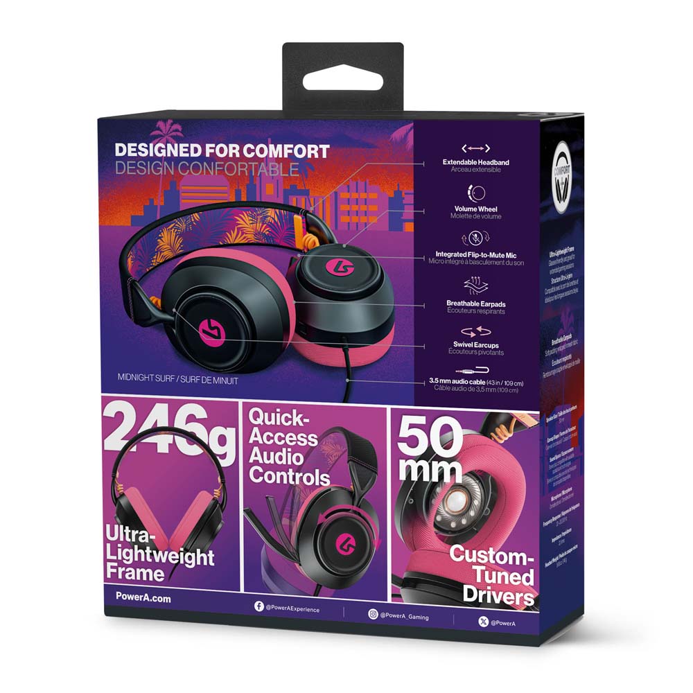 LucidSound LS10 Wired Gaming Headset - Midnight Surf - Screenshot 4