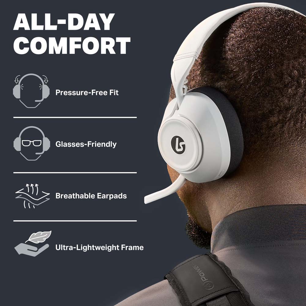 LucidSound LS500P Wireless Gaming Headset - White - Screenshot 6