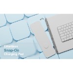 Laser Wireless Charging Desk Mat - Grey - Screenshot 2