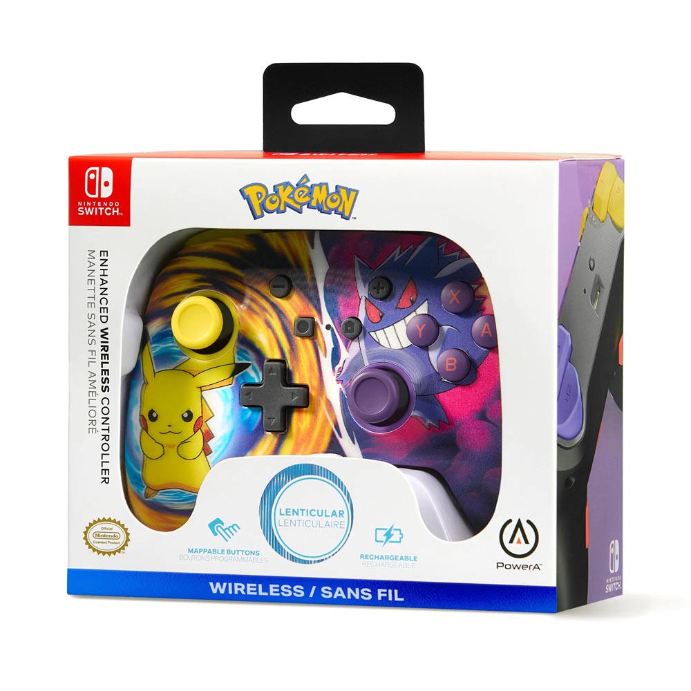 PowerA - Enhanced Wireless Controller for Nintendo Switch - Pikachu vs. Gengar - Screenshot 4