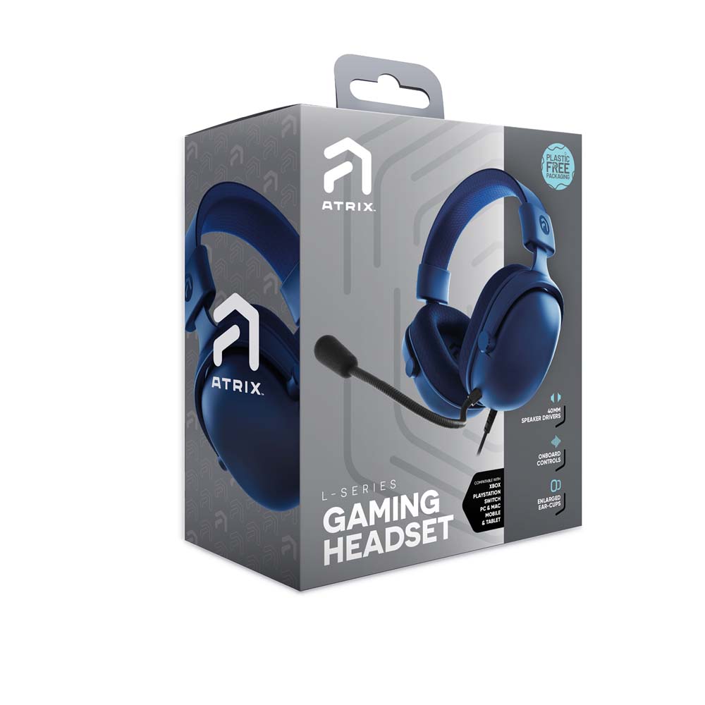 Atrix -  L Series Gaming Headset - Blue - Screenshot 1