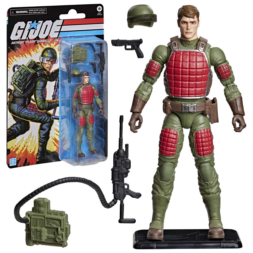 G.I. Joe - Classified Series - Retro Cardback Anthony "Flash" Gambello Action Figure - Screenshot 1