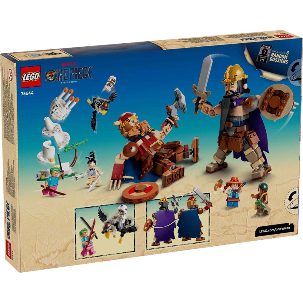 Netflix - One Piece - LEGO Dorry vs. Brogy – Giants of Little Garden #75644 - Screenshot 1