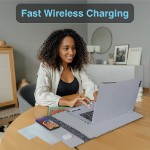 Laser Wireless Charging Laptop Sleeve Up to 16 Inch - Grey - Screenshot 2