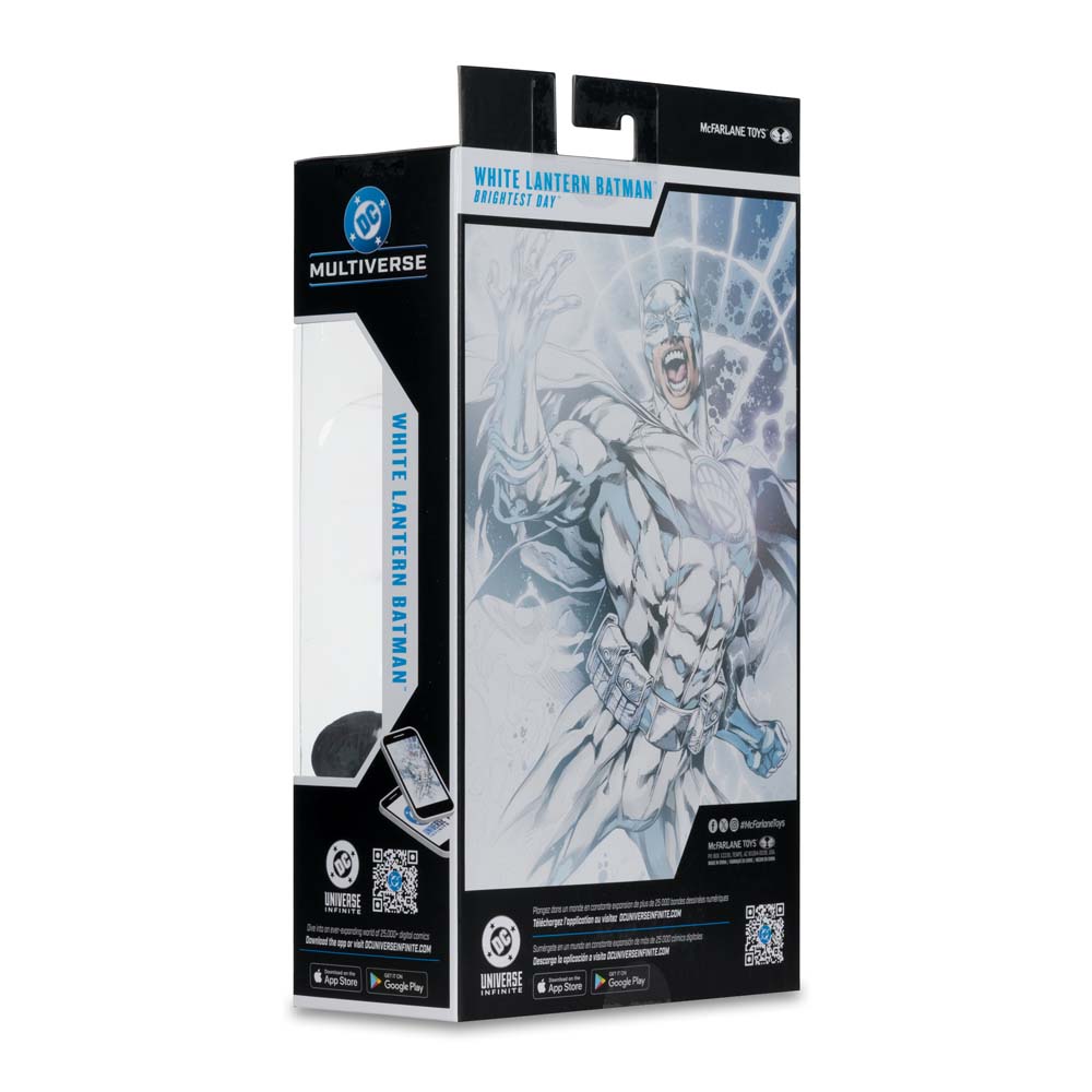 DC Comics - Batman - Multiverse White Lantern Batman (Brightest Day) 7" Action Figure Red Platinum Edition - Screenshot 3