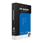 Palms Off Gaming - Collector's Series 4 Pocket Zip Trading Card Binder - Blue - Screenshot 1
