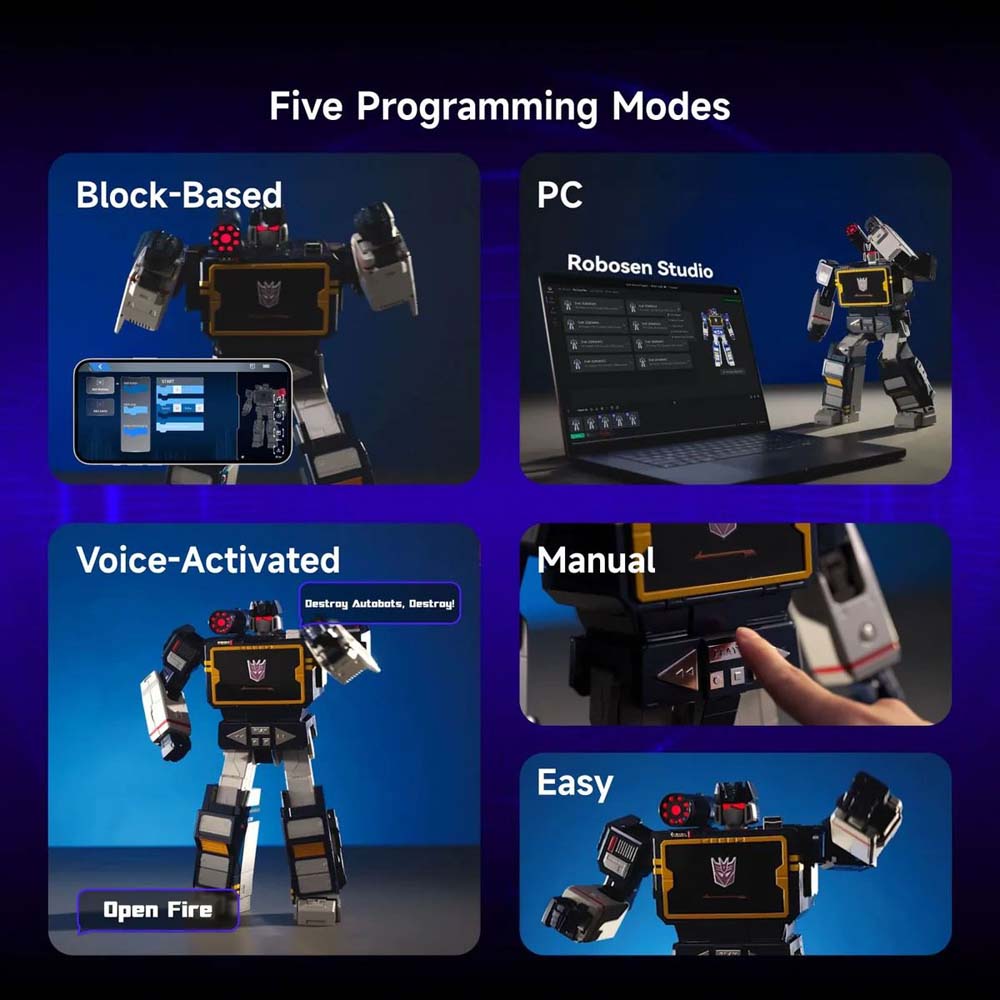 Transformers - Robosen Flagship Soundwave G1 Auto-Converting Figure - Screenshot 2