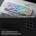 ASUS ROG - Strix Scope II 96 Wireless Keyboard (NX Snow Switch) - White - Screenshot 4