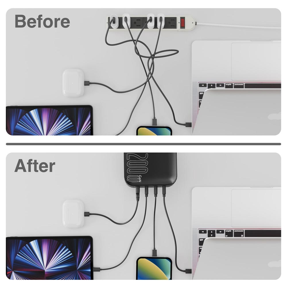 Laser PD3.0 200W GaN Wall Charger - Black - Screenshot 5