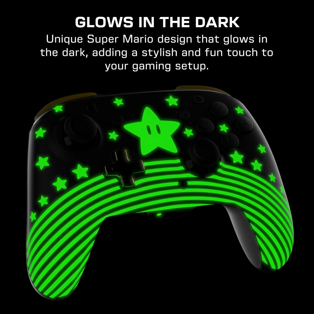 Turtle Beach - Rematch Wireless Controller for Nintendo Switch - Super Mario Star - Screenshot 4