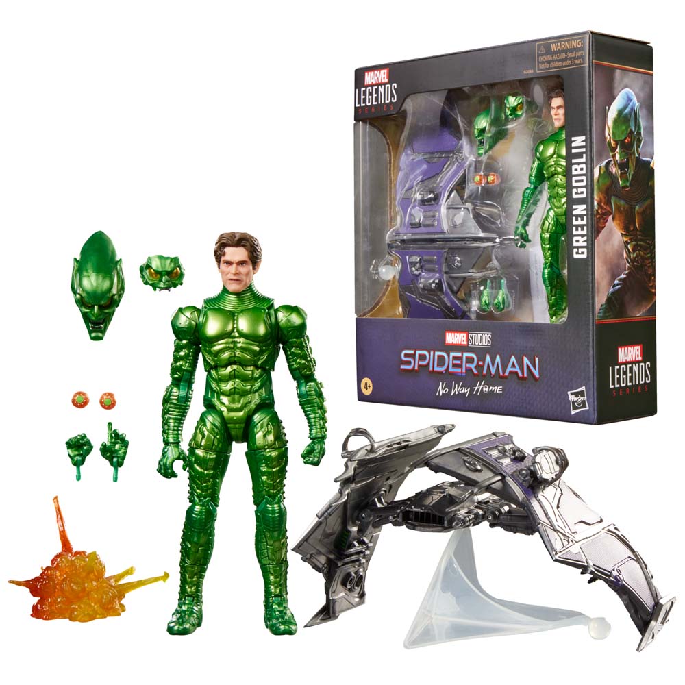 Marvel - Spider-Man: No Way Home - Green Goblin Marvel Legends Action Figure - Screenshot 4