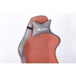 Playmax - Elite Gaming Chair - Fabric Pink and Light Grey - Screenshot 3
