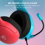 Turtle Beach - Airlite Fit Wired Gaming Headset - Neon Blue & Red - Screenshot 5