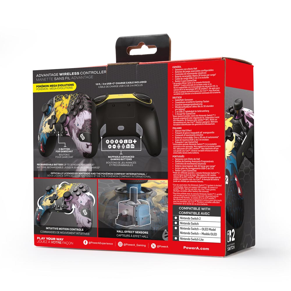 PowerA - Advantage Wireless Controller for Nintendo Switch 2 - Pokemon: Mega Evolutions - Screenshot 2