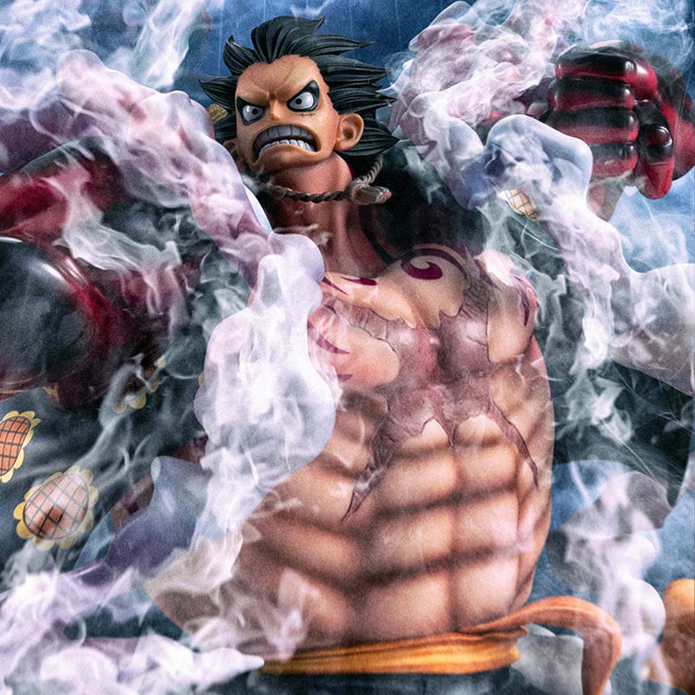 One Piece - Portrait.Of.Pirates Monkey D. Luffy Gear 4 Boundman Statue - Screenshot 3
