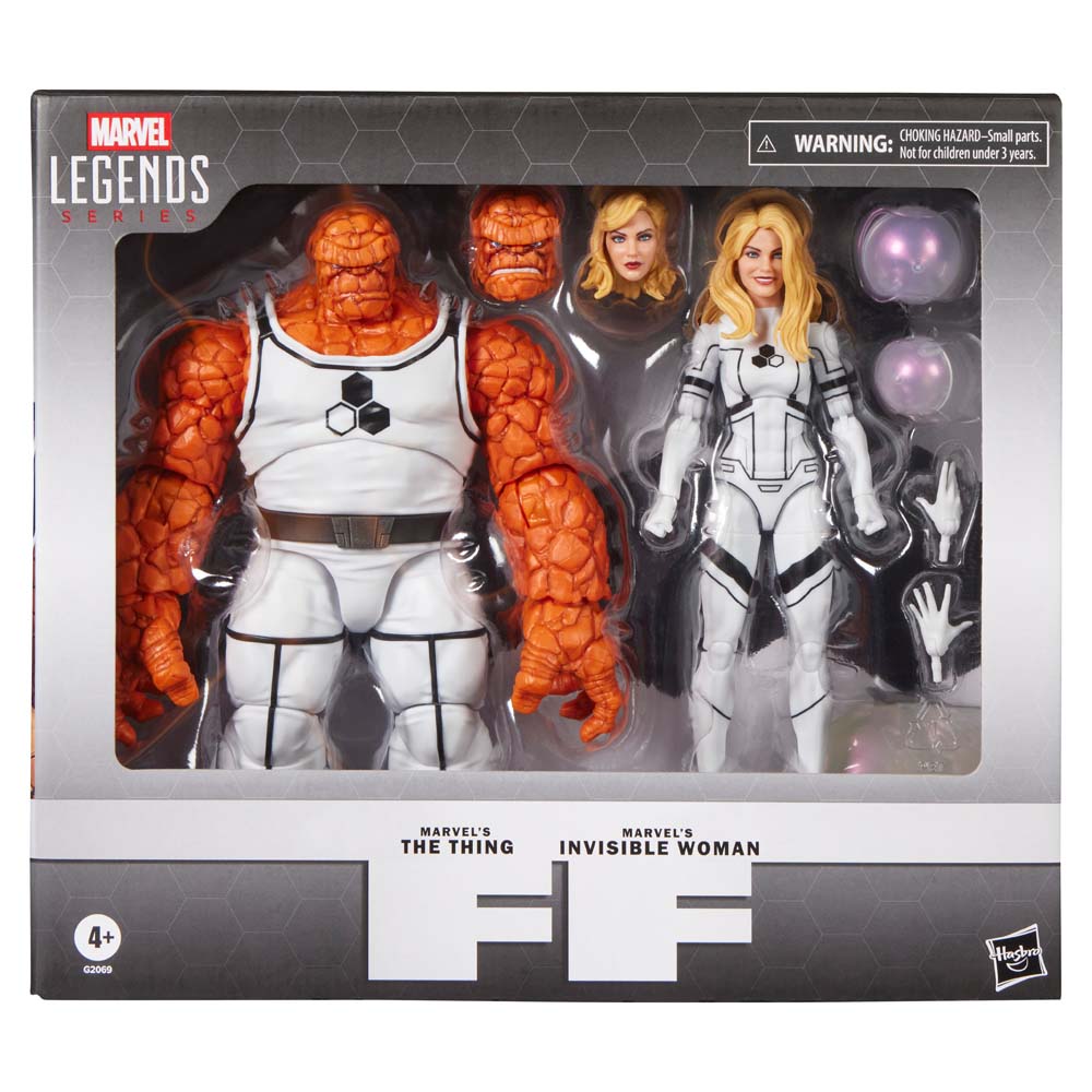 Marvel - The Fantastic Four - The Thing & Invisible Woman Marvel Legends Action Figure 2-Pack - Screenshot 2