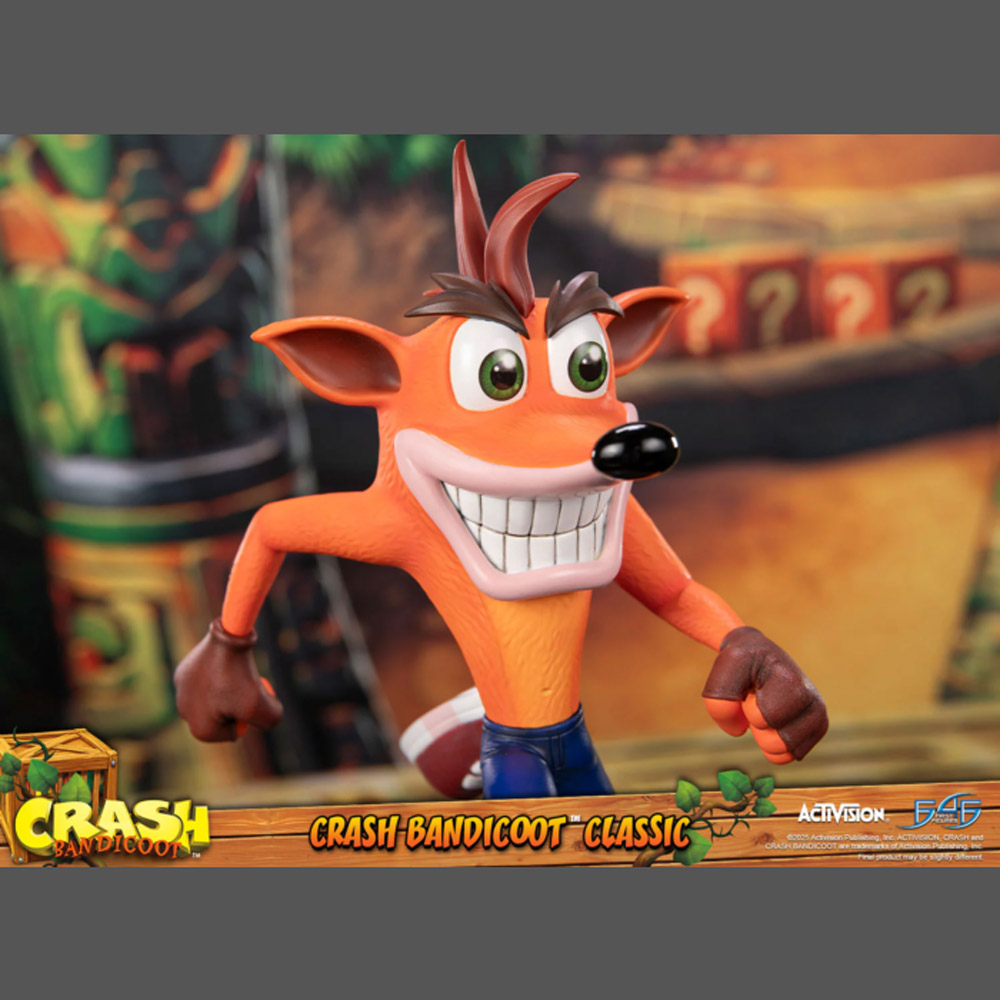 Crash Bandicoot - Crash (Running) 10" Statue - Collectibles - ZiNG Pop ...