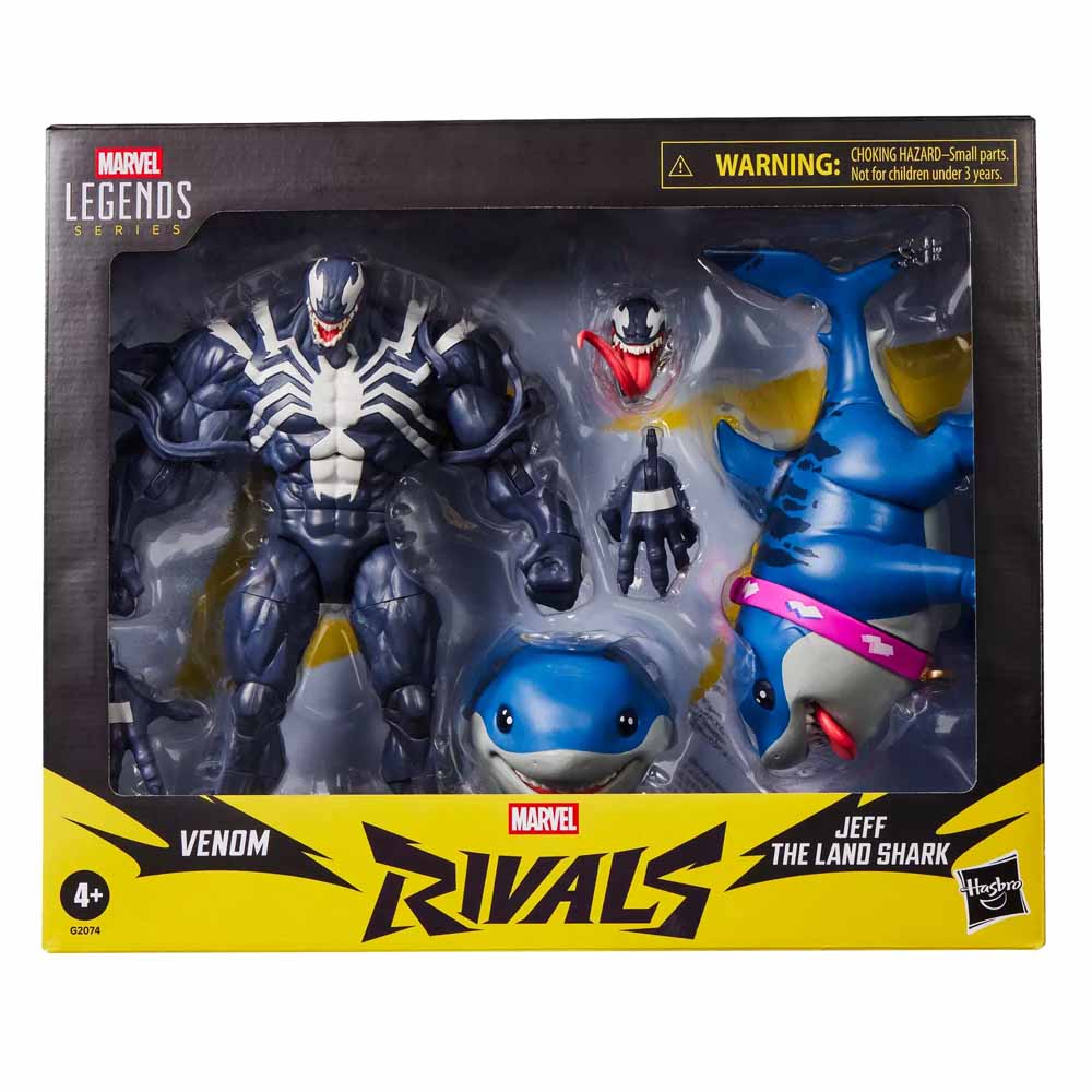 Marvel Rivals – Venom & Jeff the Shark Marvel Legends Action Figure 2-Pack - Screenshot 2