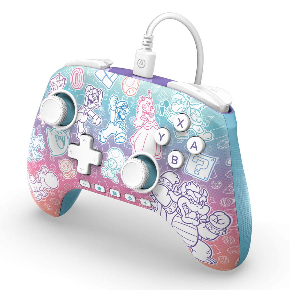 PowerA - Advanced Wired Controller for Nintendo Switch 2 - Mushroom Kingdom - Screenshot 3