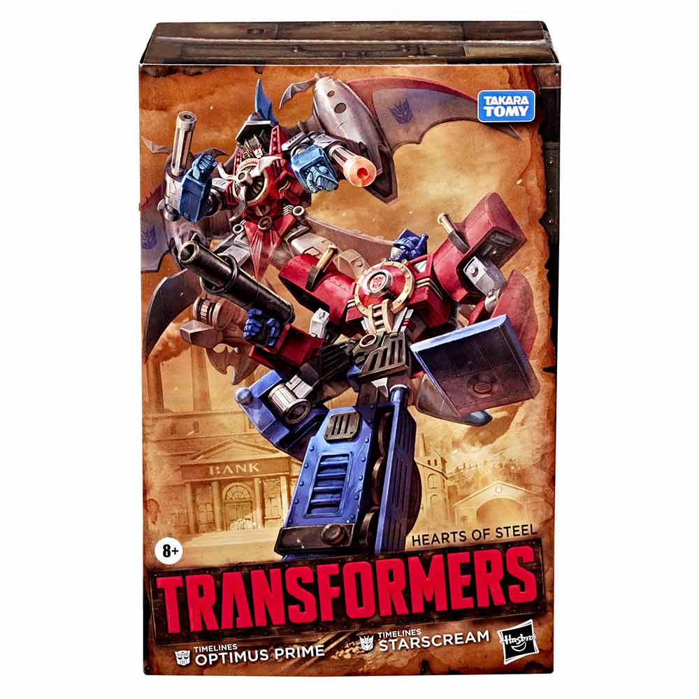 Transformers Timelines - Comic Edition Optimus Prime & Starscream Action Figure 2-Pack - Screenshot 1