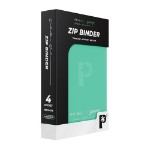Palms Off Gaming - Collector's Series 4 Pocket Zip Trading Card Binder - Turquoise - Screenshot 1